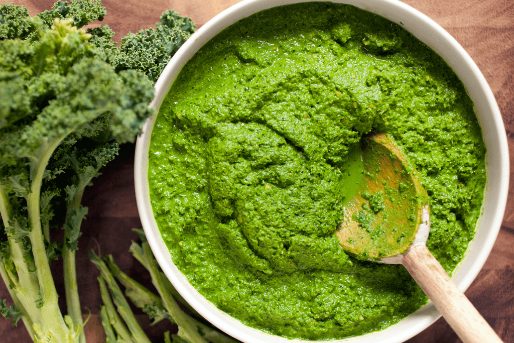 pesto de brócolis e nozes