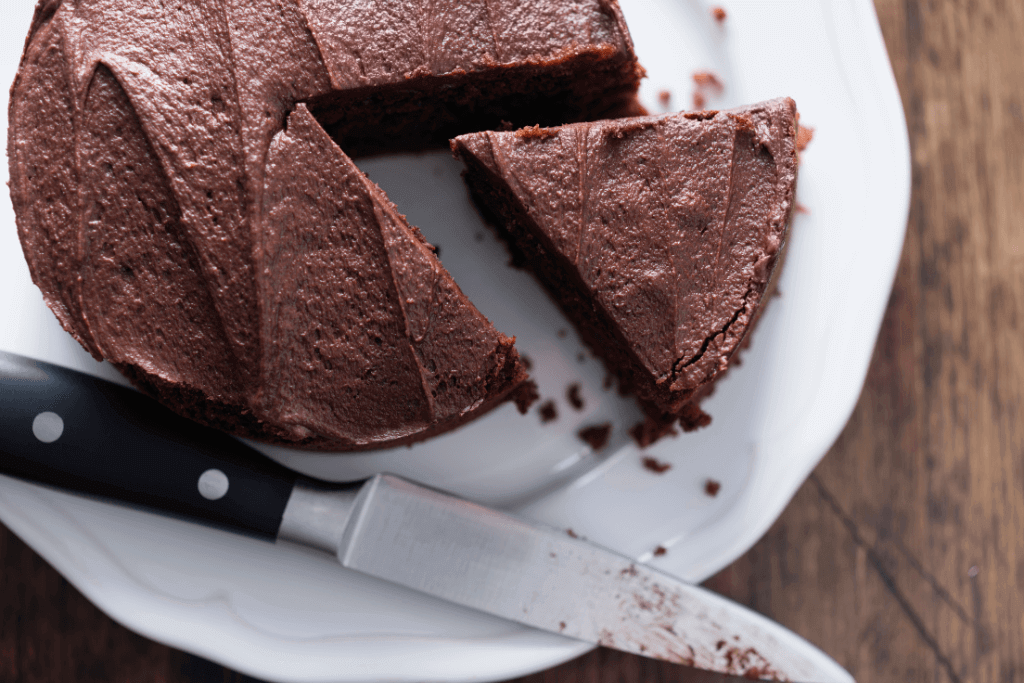 bolo de chocolate e abóbora