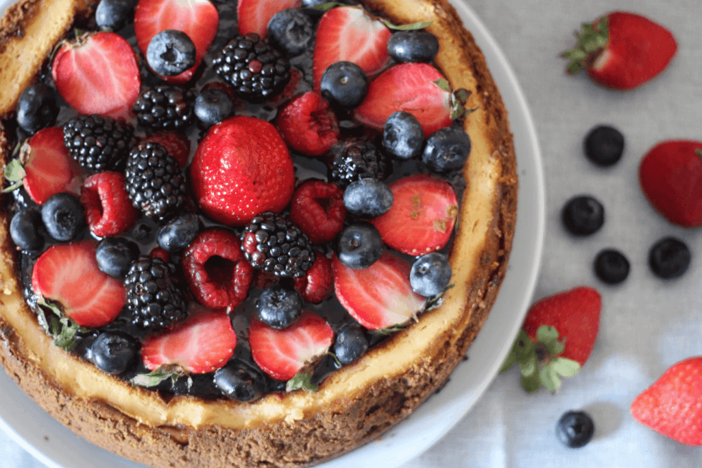 Cheesecake de frutas vermelhas