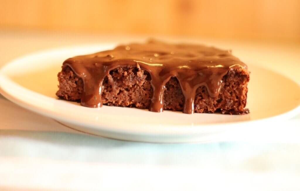 bolo de chocolate fit com banana