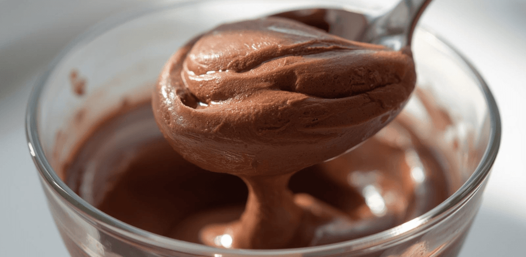 mousse de chocolate